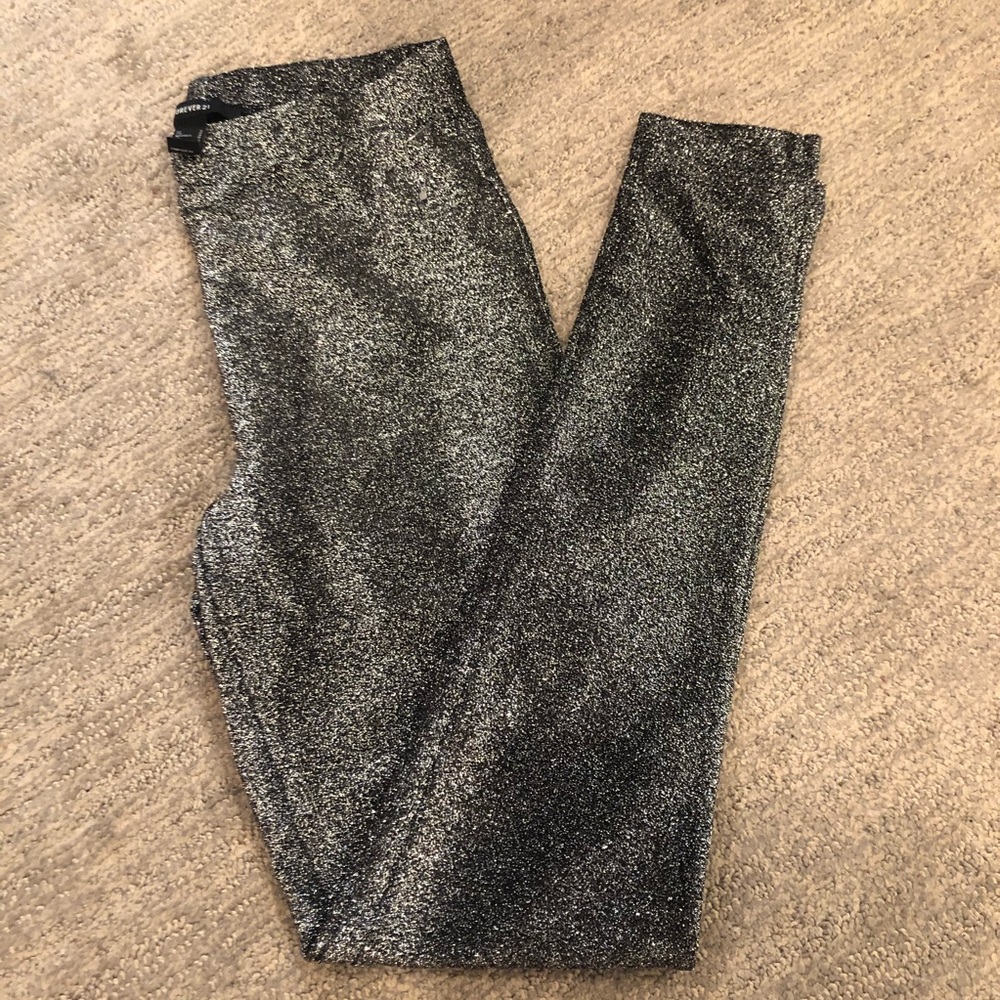 Forever 21 Shimmer Leggings (Small)